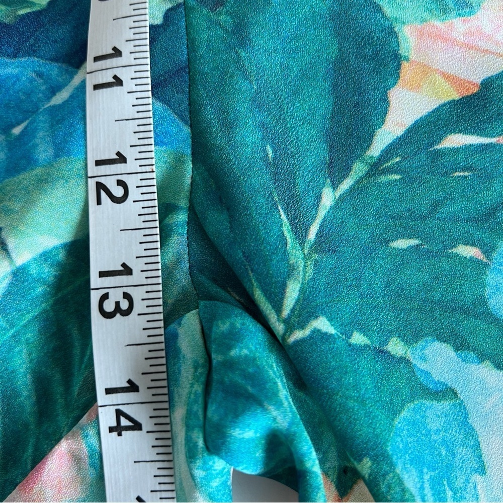 Show Me Your Mumu‎ Tropical Floral Palazzo Pants Blue Pink Hibiscus Boho Resort - Picture 11 of 14